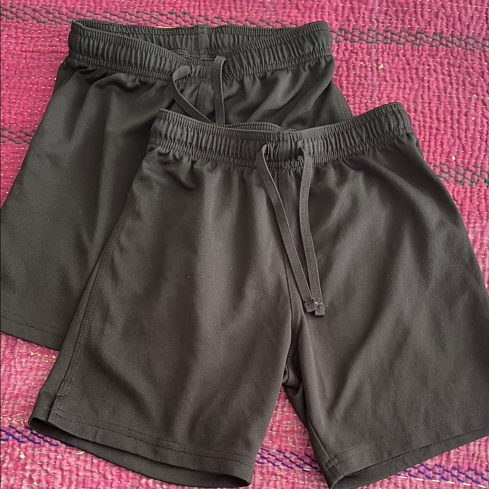 Kid’s Black Sports Shorts - 2 pairs